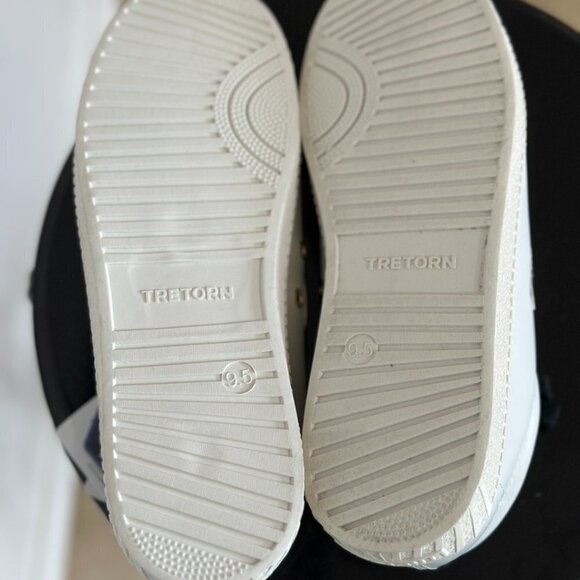 Tretorn Nylite Plus Leather Sneakers in White Leopard - Picture 6 of 15